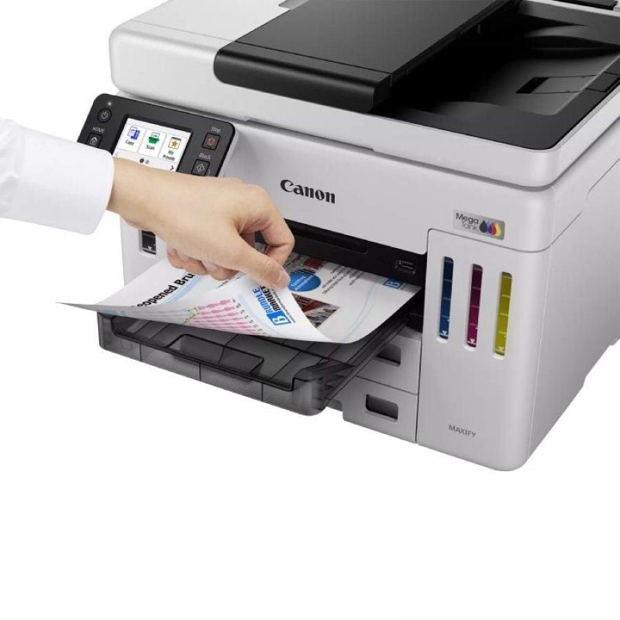 Multifunción Recargable Canon MAXIFY GX7150 MegaTank WiFi/ Dúplex/ Fax/ Blanca