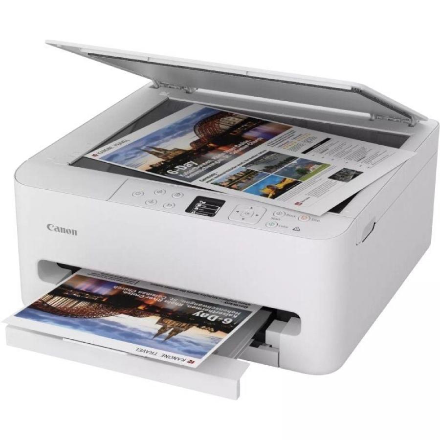 Multifunción Fotográfica Canon PIXMA TS6550i WiFi/ Dúplex/ Blanca