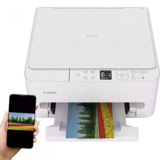 Multifunción Fotográfica Canon PIXMA TS6550i WiFi/ Dúplex/ Blanca