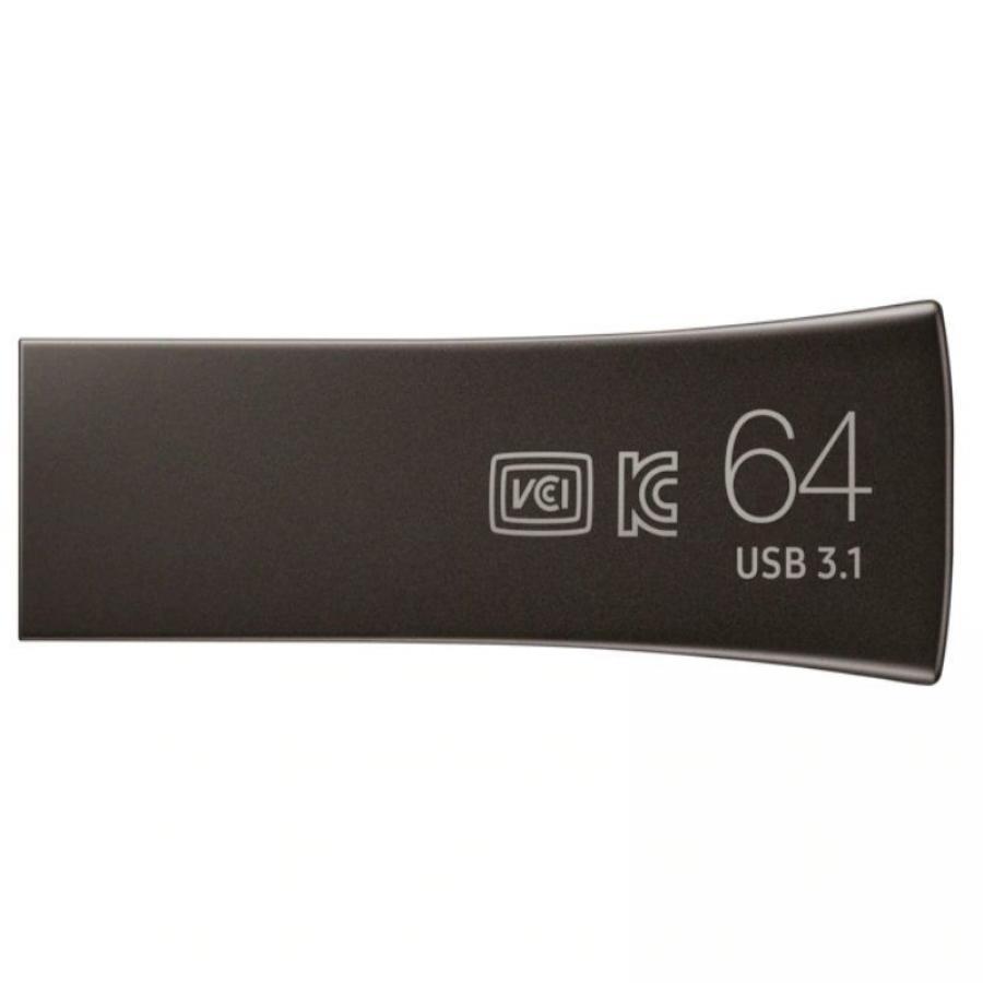 Pendrive 64GB Samsung BAR Titan Gray Plus USB 3.1