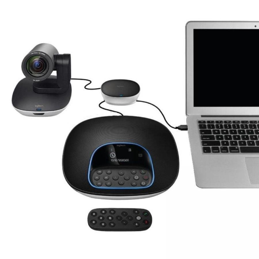 Sistema de Videoconferencia Logitech Group/ Enfoque Automático/ Full HD