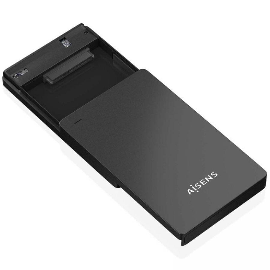 Caja Externa para Disco Duro de 2.5' Aisens ASE-2542B/ USB 3.1/ Sin tornillos