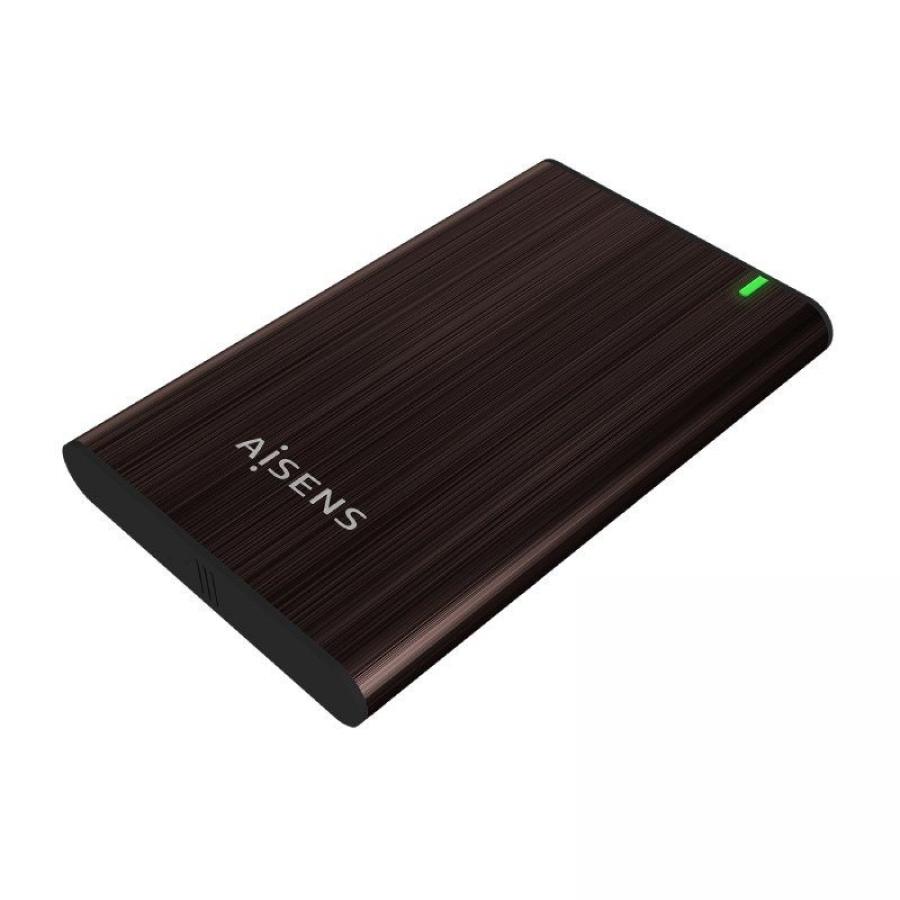 Caja Externa para Disco Duro de 2.5' Aisens ASE-2525BWN/ USB 3.0/ Sin tornillos