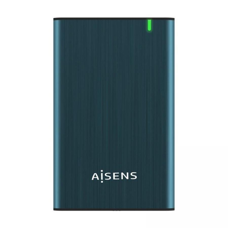 Caja Externa para Disco Duro de 2.5' Aisens ASE-2525PB/ USB 3.0/ Sin tornillos