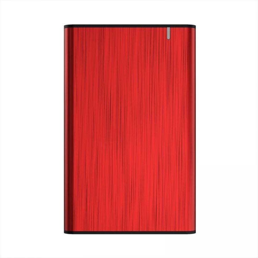 Caja Externa para Disco Duro de 2.5' Aisens ASE-2525RED/ USB 3.1/ Sin tornillos