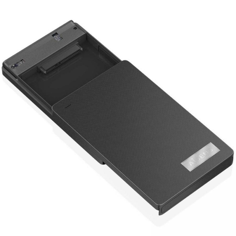 Caja Externa para Disco Duro de 2.5' Aisens ASE-2541B/ USB 3.1/ Sin tornillos
