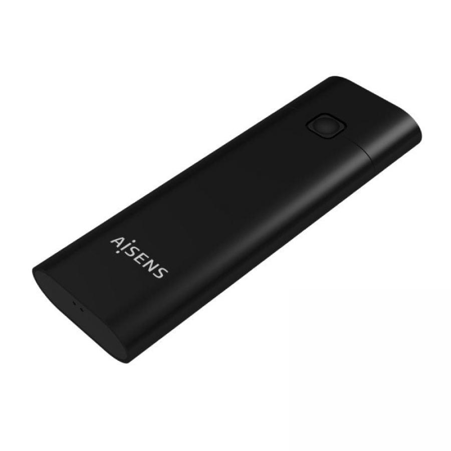 Caja Externa para Disco SSD M.2 NVMe Aisens ASM2-020B/ USB 3.2 Gen2/ Sin Tornillos