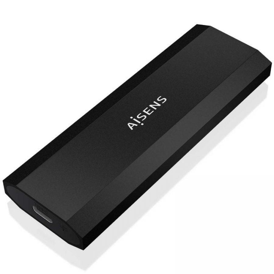 Caja Externa para Disco SSD M.2 NVMe Aisens ASM2-028B/ USB 3.2/ Sin tornillos