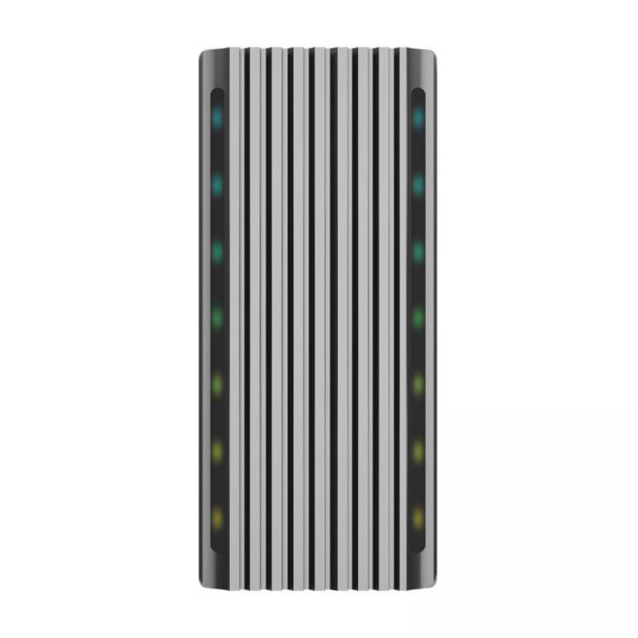 Caja Externa para Disco SSD M.2 SATA/NVMe Aisens ASM2-RGB011GR/ USB 3.2 Gen2/ Sin Tornillos