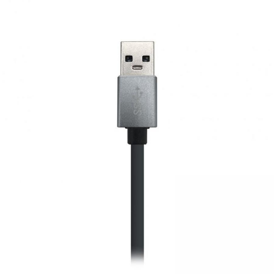 Hub USB 3.0 Aisens A106-0401/ 3xUSB/ 1xRJ45/ Gris