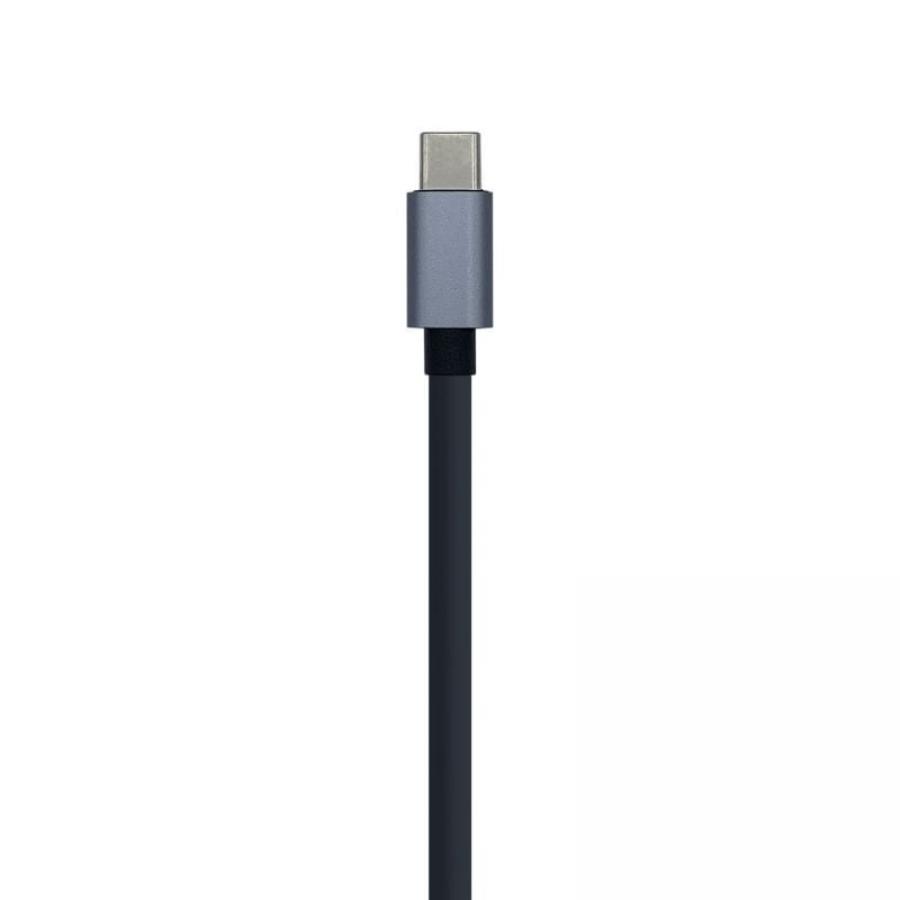 Hub USB Tipo-C Aisens A109-0396/ 3xUSB/ 1xRJ45/ Gris