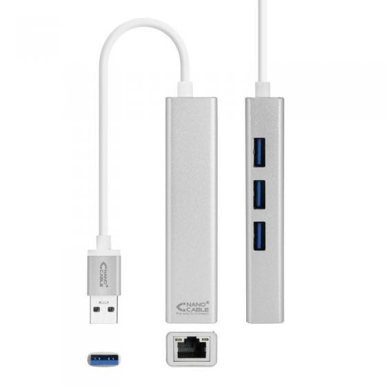 Adaptador USB 3.0 - RJ45 Nanocable 10.03.0403