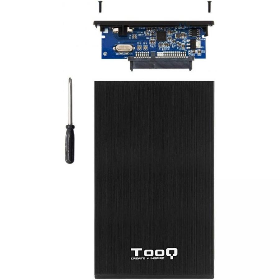 Caja Externa para Disco Duro de 2.5' TooQ TQE-2527B/ USB 3.1