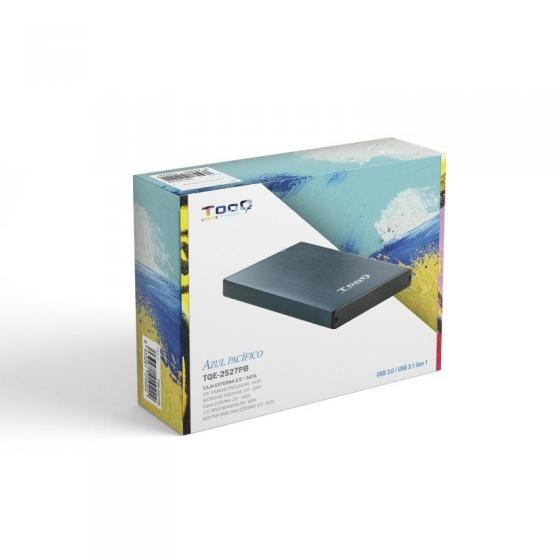 Caja Externa para Disco Duro de 2.5' TooQ TQE-2527PB/ USB 3.1