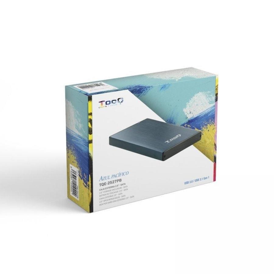 Caja Externa para Disco Duro de 2.5' TooQ TQE-2527PB/ USB 3.1