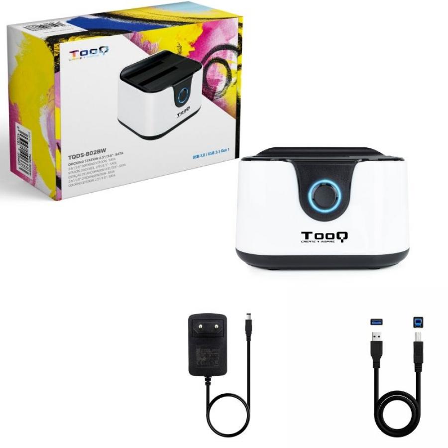 Docking Station para Discos Duros TooQ TQDS-802BW