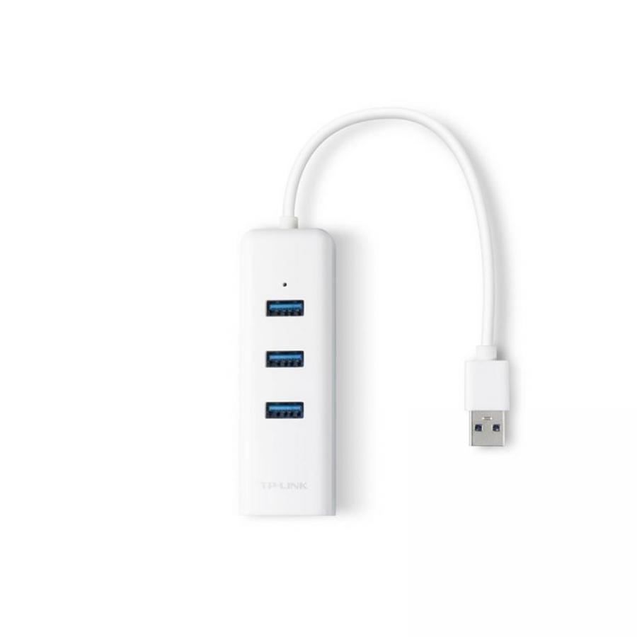 Hub USB 3.0 TP-Link UE330/ 3xUSB/ 1xRJ45/ Blanco