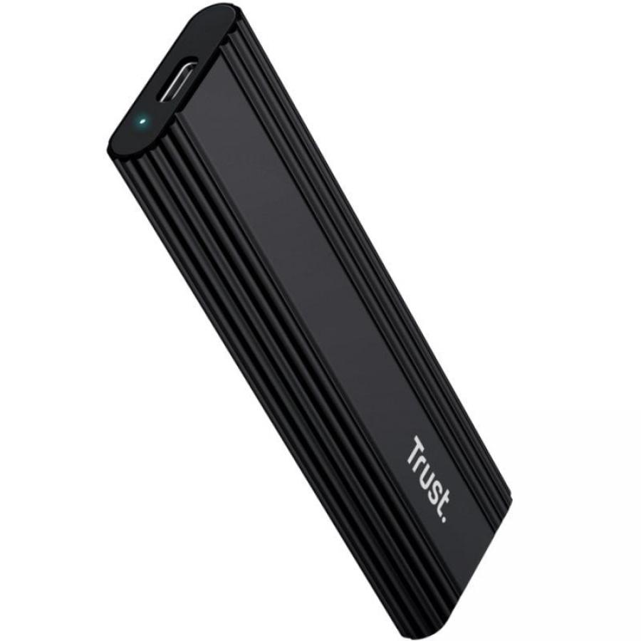 Caja Externa para Disco SSD M.2 Trust 25806/ USB 3.2 Gen2/ Sin tornillos