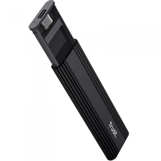 Caja Externa para Disco SSD M.2 Trust 25806/ USB 3.2 Gen2/ Sin tornillos