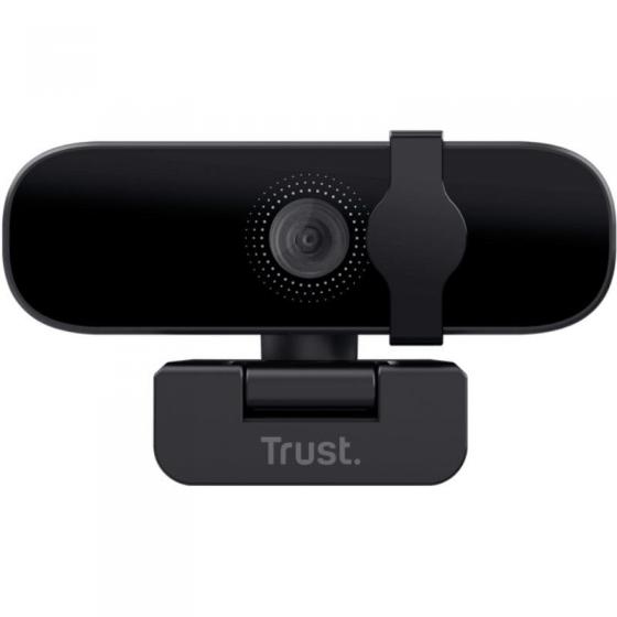 Webcam Trust Tanor/ Enfoque Automático/ 1920 x 1080 Full HD