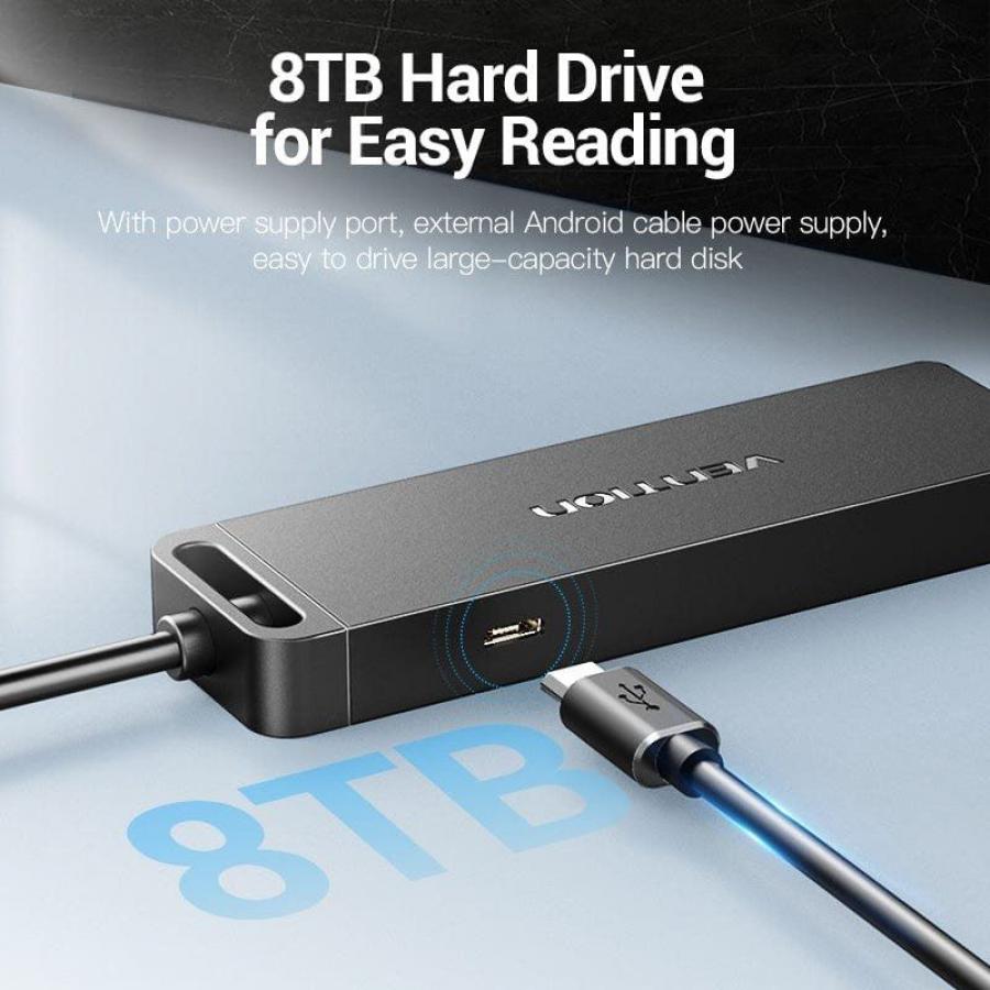 Hub USB 2.0 Vention CHMBD/ 4xUSB