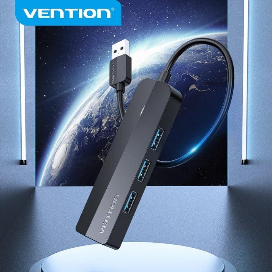 Hub USB 3.0 Vention CHNBB/ RJ45/ 3xUSB/ 1xMicroUSB PD