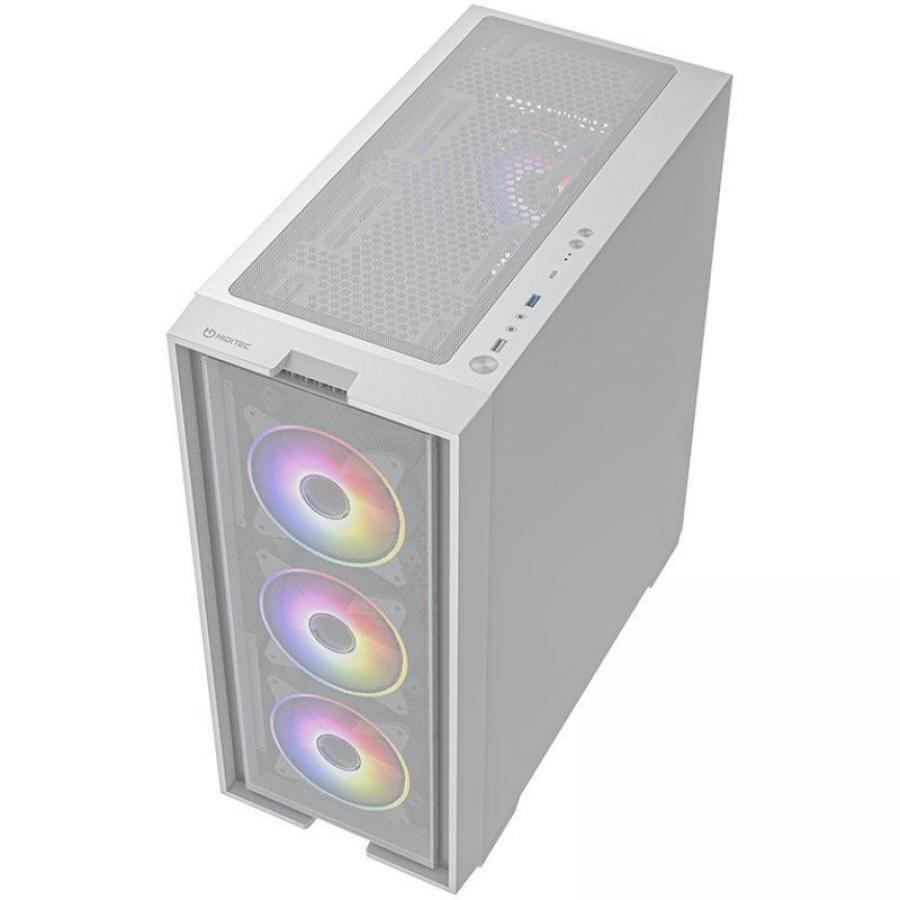 Caja Gaming Torre Hiditec H2 Air ARGB/ Blanca