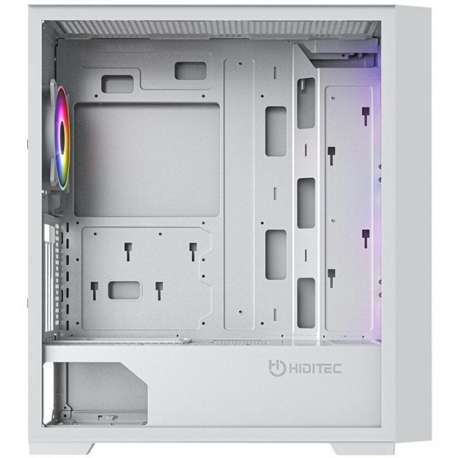 Caja Gaming Torre Hiditec H2 Air ARGB/ Blanca