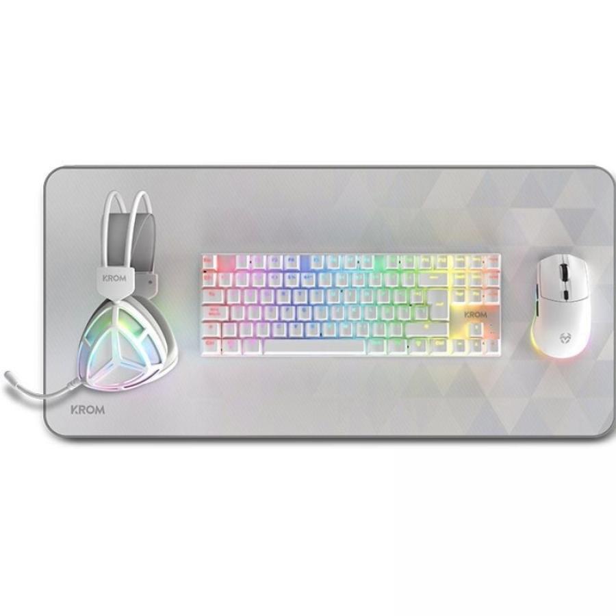 Pack Gaming Krom Klass/ Teclado RGB + Ratón Óptico RGB + Alfombrilla + Auriculares RGB
