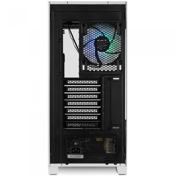 Caja Gaming Semitorre Nox Hummer ETHER/ Blanca y Negra