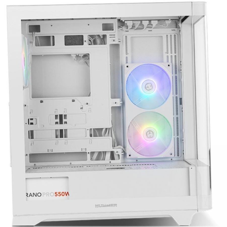 Caja Gaming Semitorre Nox Hummer ETHER/ Blanca