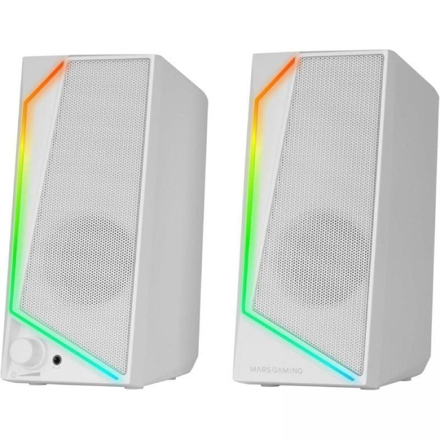 Altavoces Mars Gaming MS72/ 15W/ 2.0/ Blancos