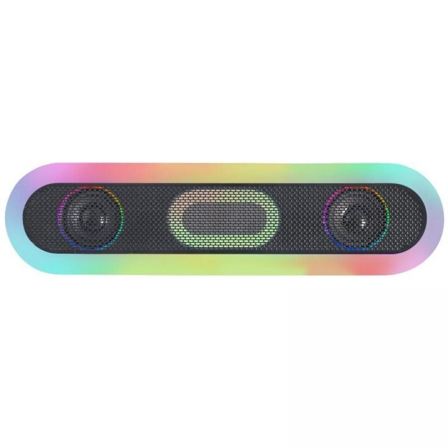 Barra de Sonido con Bluetooth Mars Gaming MSB-ORB/ 20W/ 2.0/ Negra