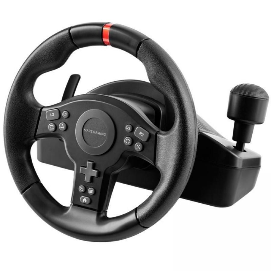 Volante con Pedales y Cambio de Marchas Manual Mars Gaming MWH-RSXONE
