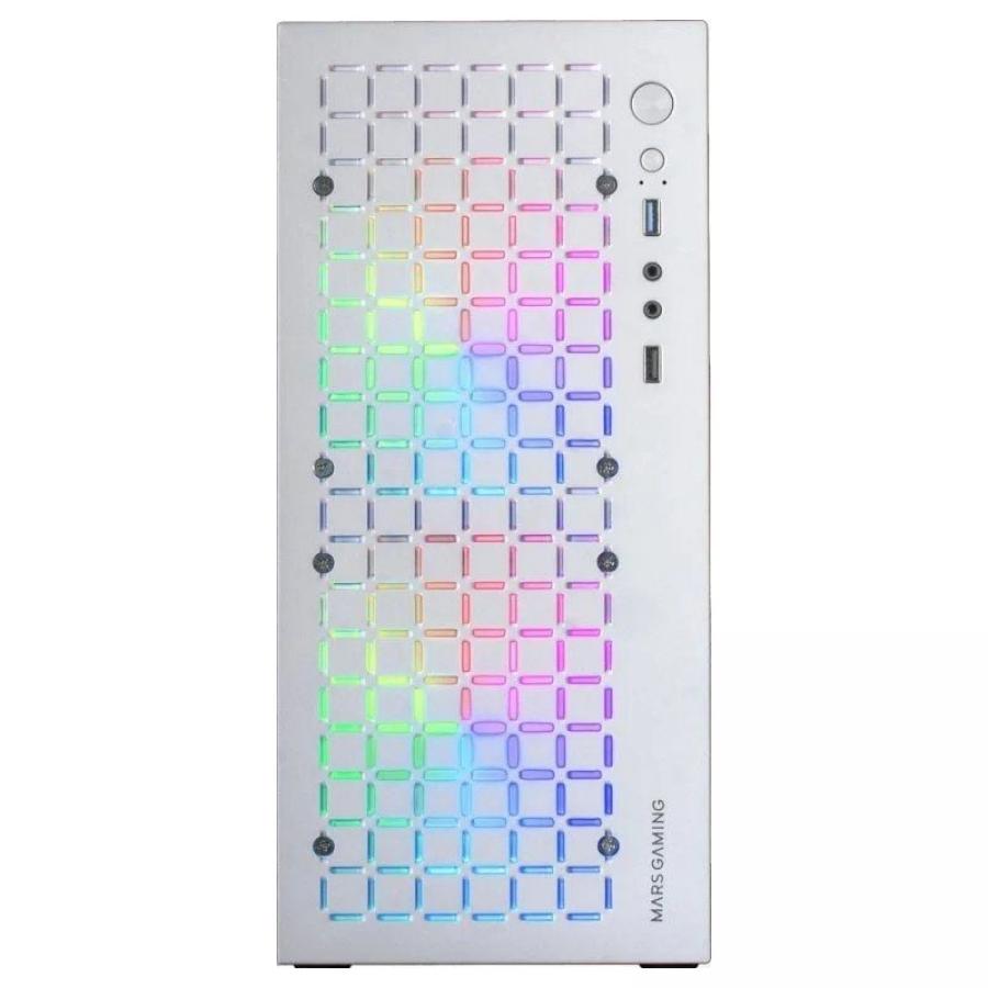 Caja Gaming Minitorre Mars Gaming MC-CORE/ Blanca