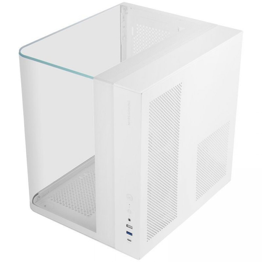 Caja Gaming Semitorre Mars Gaming MC-INFINIOLITE/ Blanca