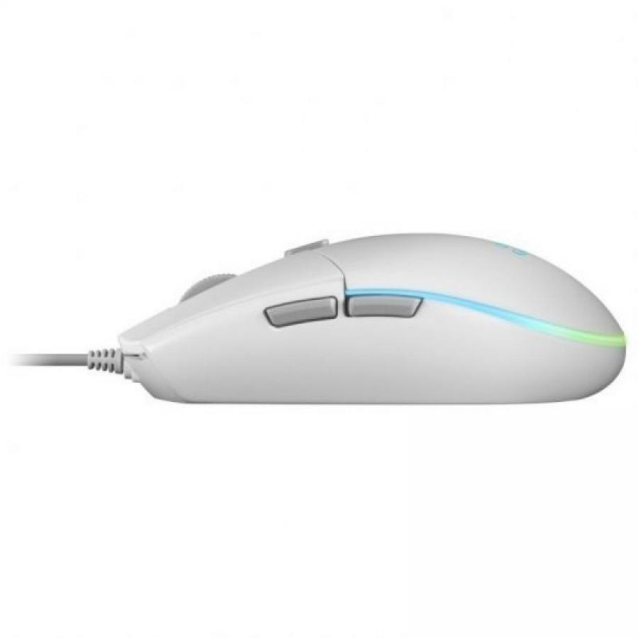 Ratón Gaming Mars Gaming MMGW/ Hasta 3200 DPI/ Blanco