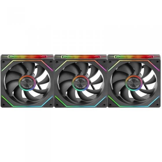 Pack 3 Ventiladores Mars Gaming MF-LINKFINITYKIT2/ 12cm/ ARGB