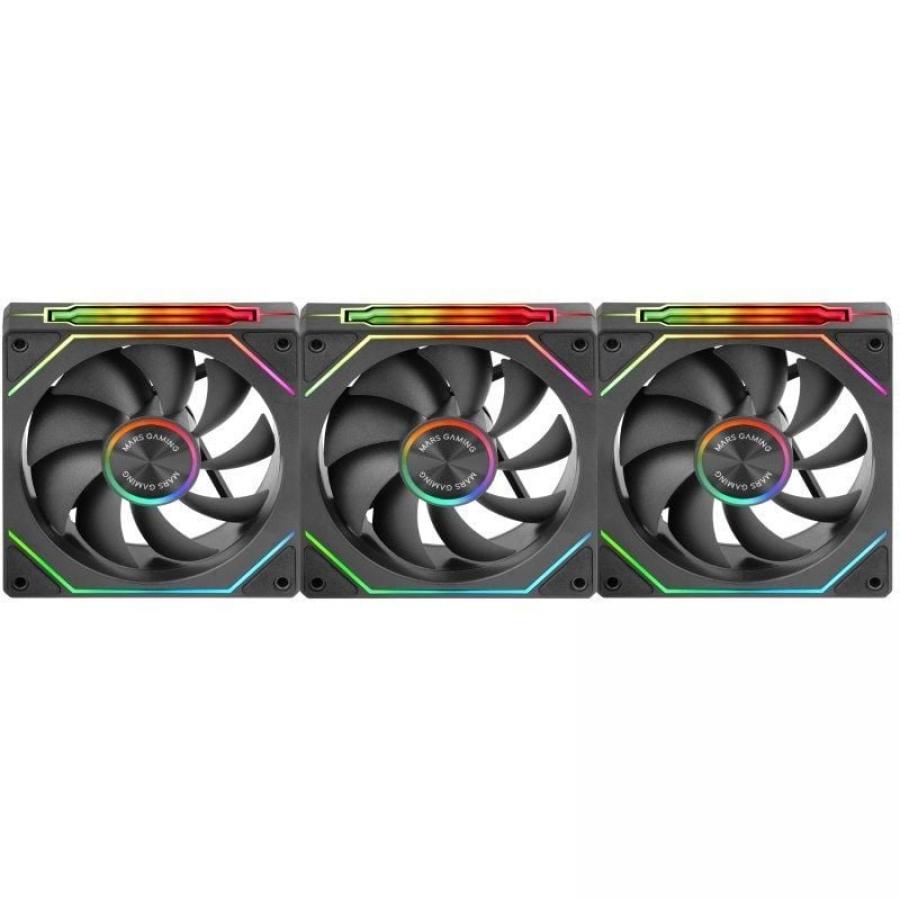 Pack 3 Ventiladores Mars Gaming MF-LINKFINITYKIT2/ 12cm/ ARGB