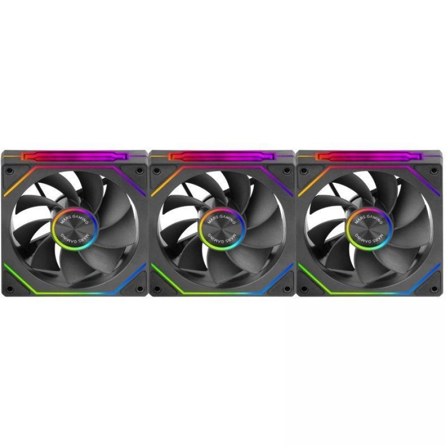 Pack 3 Ventiladores Invertidos Mars Gaming MF-LINKFINITYKIT2R/ 12cm/ ARGB