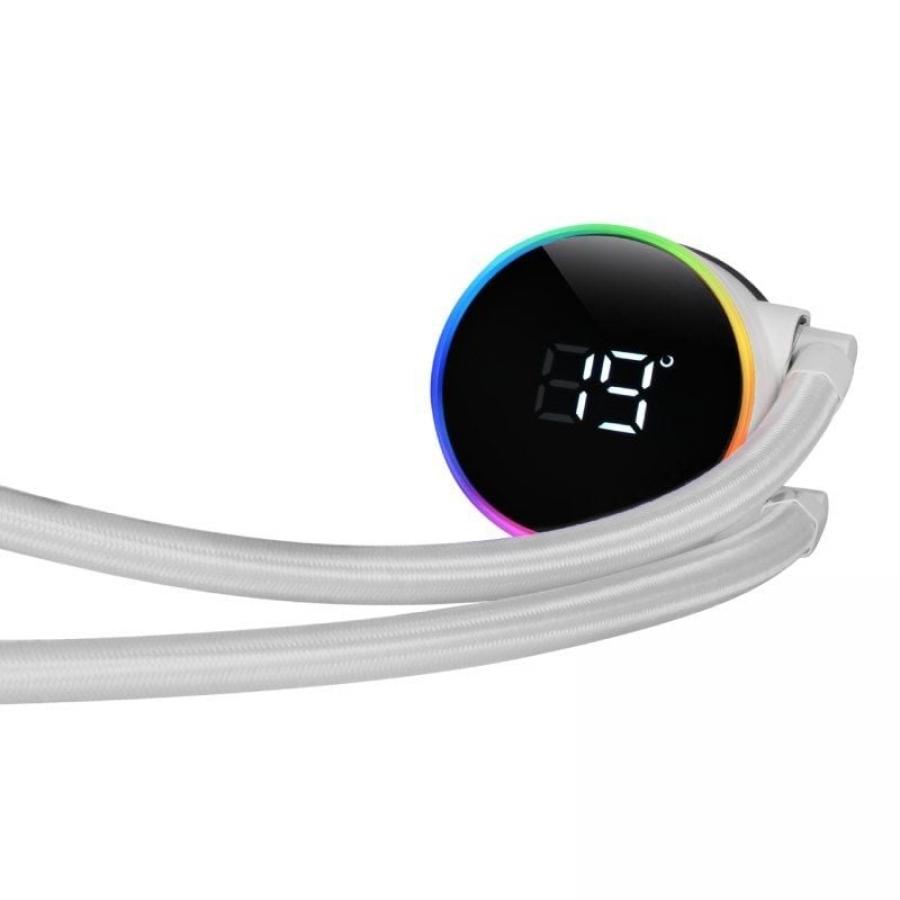 Sistema de Refrigeración Líquida Mars Gaming ML-LCD240/ Blanco