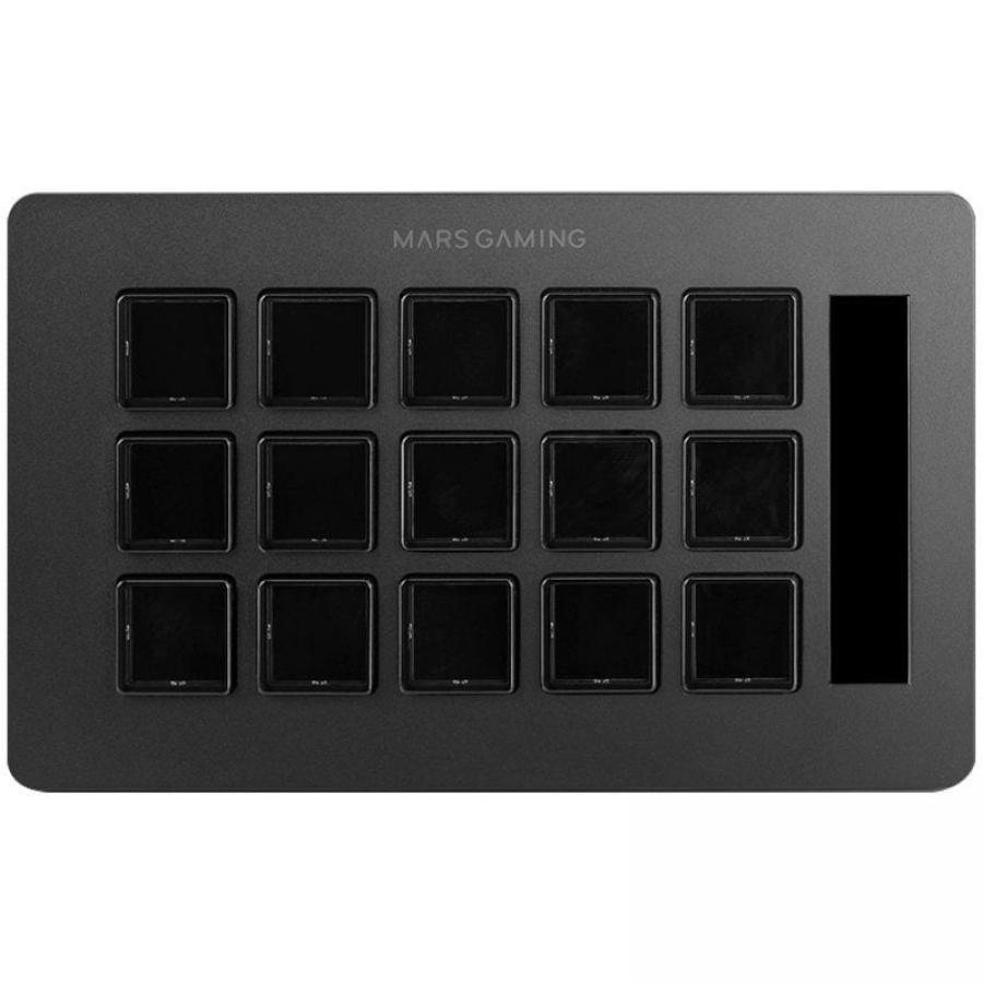 Stream Deck Slim Mars Gaming MSD-ONE/ 15 Teclas LCD/ Negro