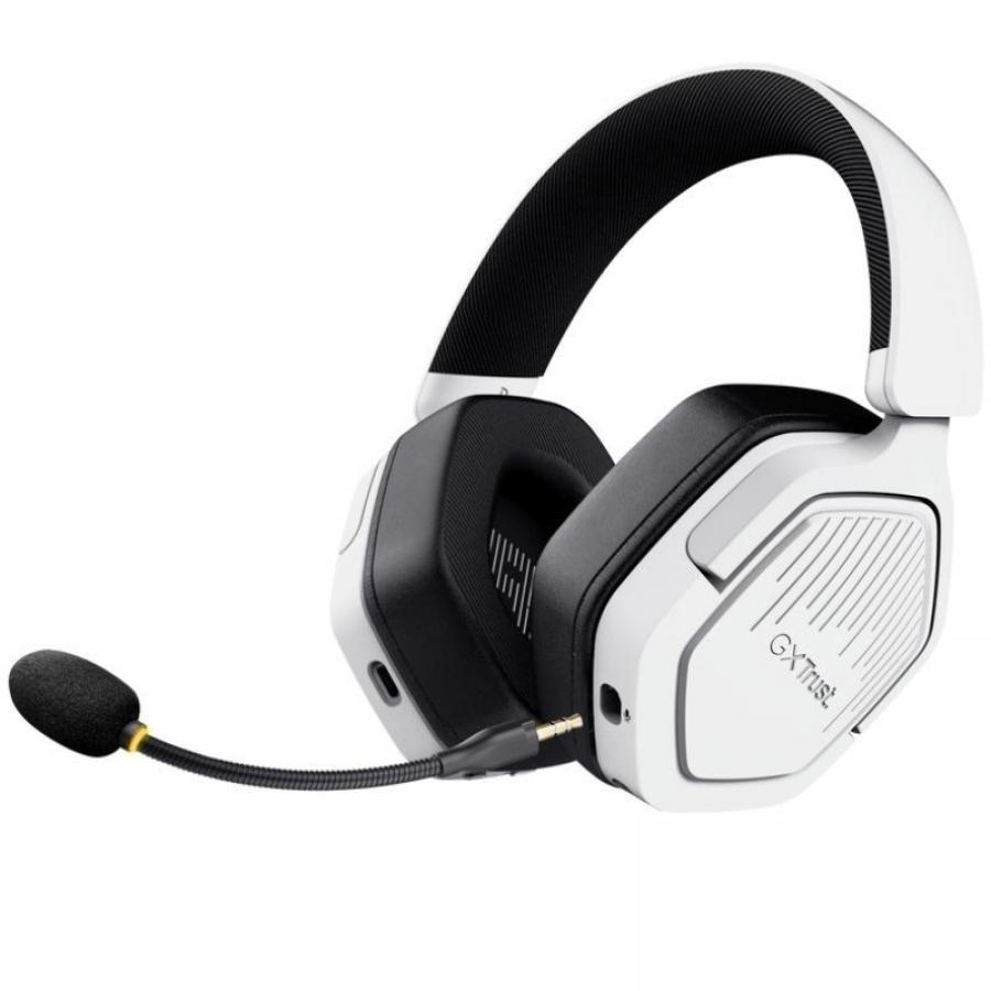 Auriculares Gaming Inalámbricos con Micrófono Trust Gaming GXT 493PS Carus PS5/ Jack 3.5/ Bluetooth/ Blancos