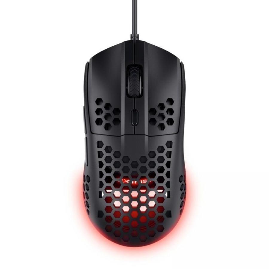 Ratón Gaming Trust Gaming GXT 929 Helox/ Hasta 6400 DPI/ Negro