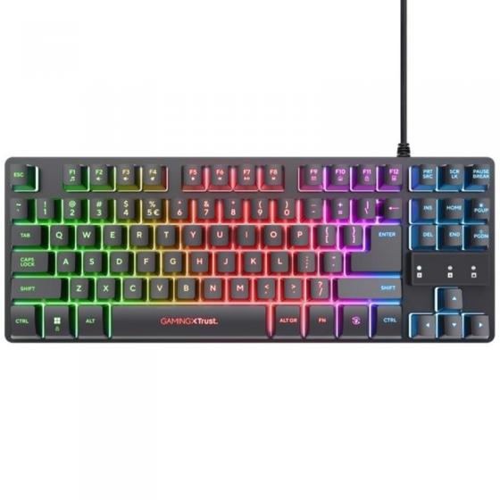 Pack Gaming Trust Gaming GXT 794/ Teclado RGB + Ratón RGB + Alfombrilla