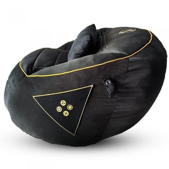 Puff Woxter Stinger Gaming/ con relleno/ Negro y Dorado
