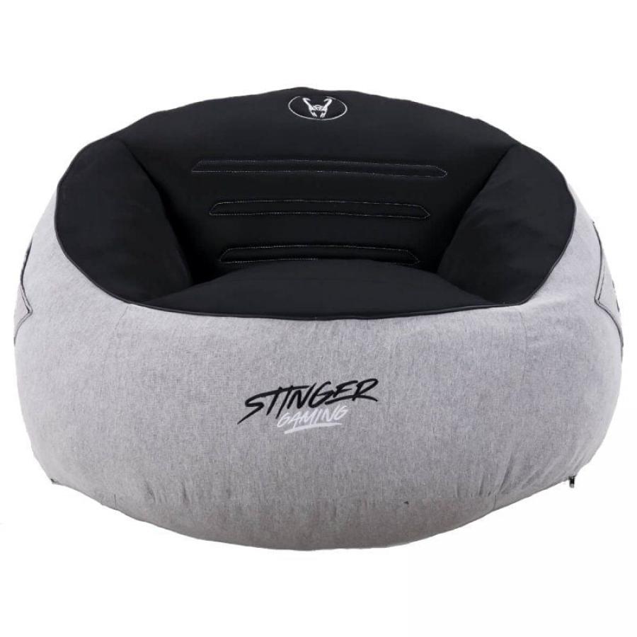 Puff Woxter Stinger Gaming/ con relleno/ Gris y Negro