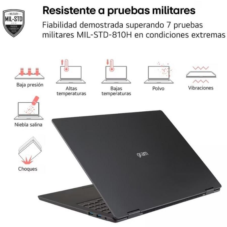 Portátil LG Gram 15Z80T-G.AU88B Ryzen AI 7-350/ 32GB/ 1TB SSD/ 15.6'/ Win11
