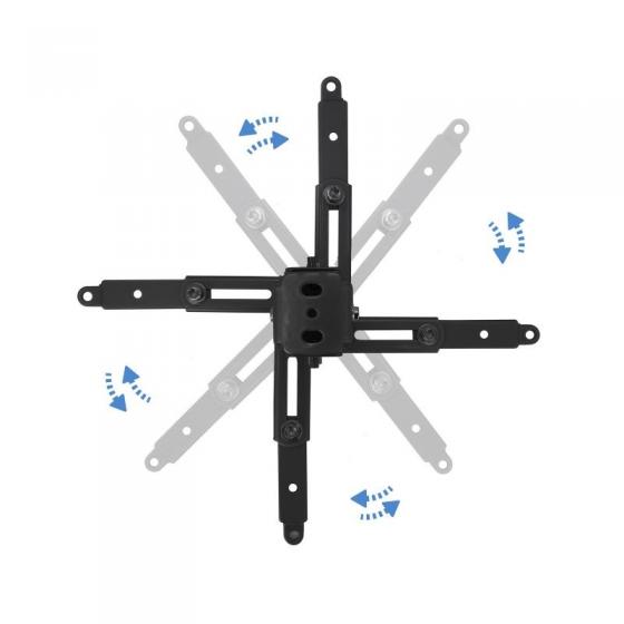 Soporte de Techo para Proyector TooQ PJ2012T-B/ Inclinable/ hasta 20kg