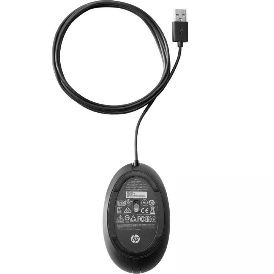 Ratón HP 320M/ Hasta 1200 DPI/ Negro